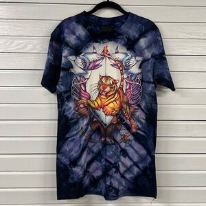 Lisa Chapman | Vintage Tiger Tie Dye Graphic Tee